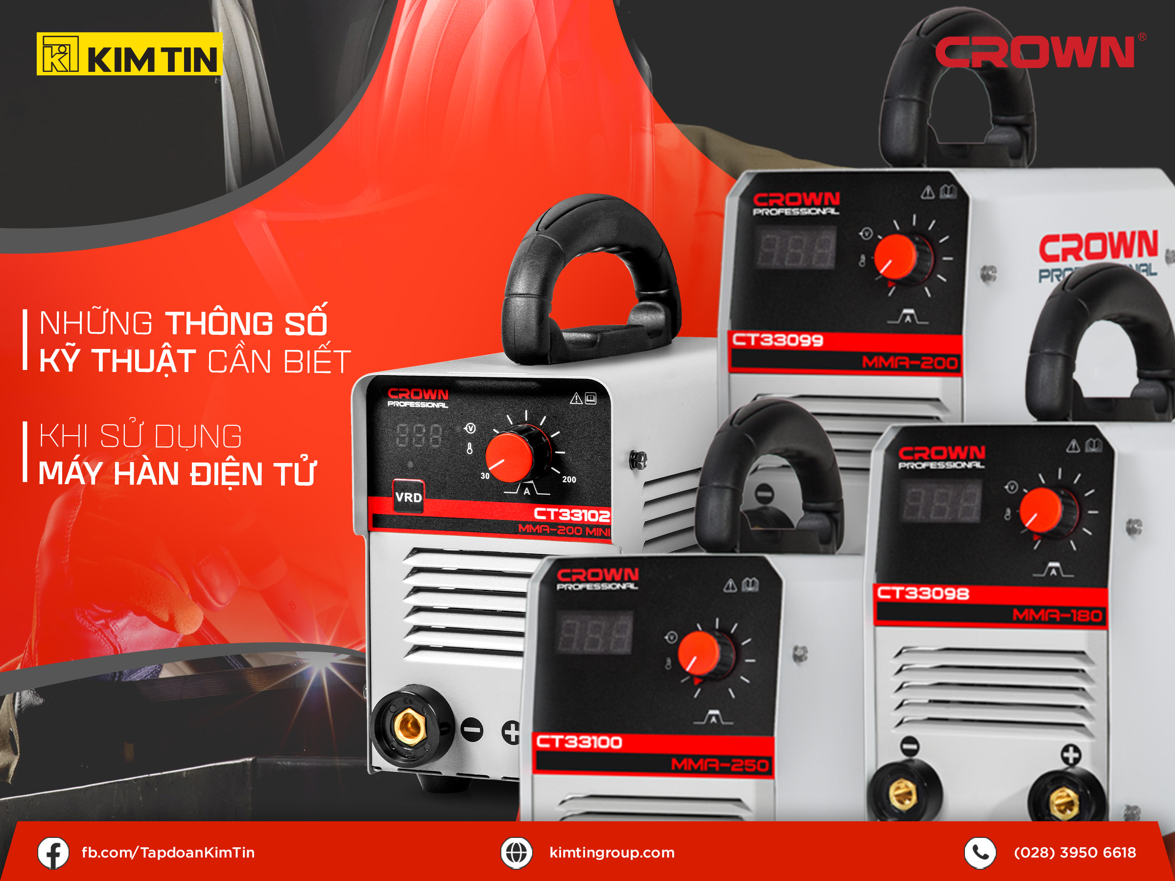 NHỮNG THÔNG SỐ KỸ THUẬT CẦN BIẾT KHI SỬ DỤNG MÁY HÀN ĐIỆN TỬ
